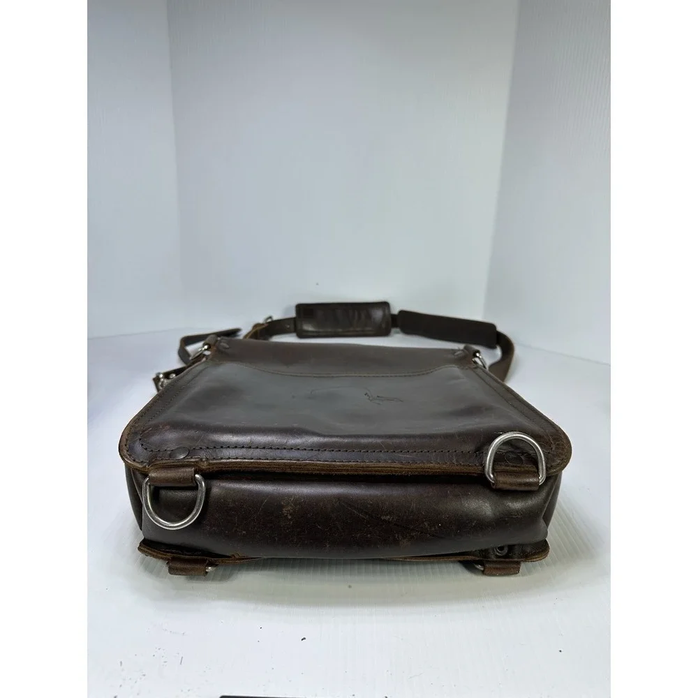 Saddleback Leather Co Briefcase Messenger Bag Brown Full Grain 14